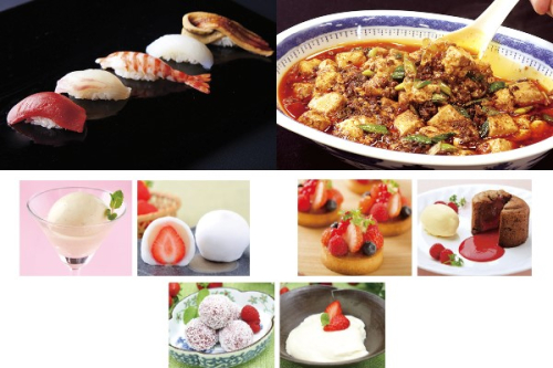 4月28日（日）選べるフェア！日本料理「握り寿司」or 中国料理「麻婆豆腐」＆デザートフェア！
