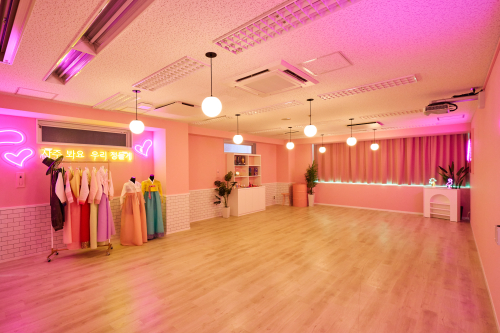 韓国語科実習室