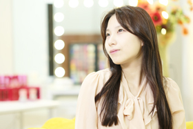 兵庫県立武庫荘総合高校出身 2年 メイク科 藤原 栞南さん