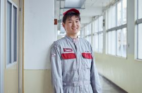 大阪府立枚岡樟風高等学校 内定先：株式会社ホンダモビリティ近畿 井上 陽登さん