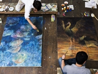 油画コース／日本画コース／版画コース／彫刻コース