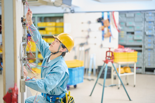 電気工事技術科（2年制）※経済産業省・国土交通省認定学科