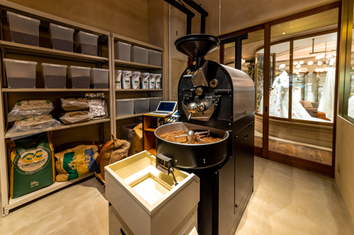 コーヒー焙煎室