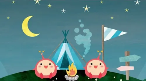 天空でキャンプ